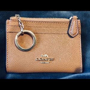 “COACH” - Mini Skinny ID Ring Card …